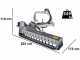 BlackStone BP-LA 180 Hydro - Trituradora lateral de brazo para tractor - Serie mediana-pesada