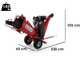 GeoTech PRO PCS 90 L - Biotrituradora de gasolina profesional - Motor Loncin G270F
