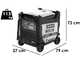BlackStone B-iG 9000 - Generador de corriente inverter silencioso con ruedas 7.5 kW - Continua 7 kW Monof&aacute;sica
