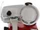Berkel Red Line 300 Roja - Cortadora de fiambre con cuchilla de acero cromado de 300 mm