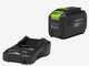 Cortac&eacute;sped autopropulsado de bater&iacute;a Greenworks  GD48LM46SP 48 V - 46 cm