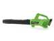 Greenworks G24ABO - Soplador axial de bater&iacute;a 24V 4Ah
