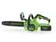 Greenworks GD24CS30 - Electrosierra de bater&iacute;a 24V 4Ah - Espada de 30cm