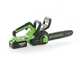 Greenworks GD24CS30 - Electrosierra de bater&iacute;a 24V 4Ah - Espada de 30cm