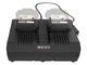 Cargador r&aacute;pido doble WORX 20V - 2 + 2Ah