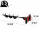 Einhell GP-EA 18/150 BL - Ahoyador de bater&iacute;a - 18 V - Broca incluida 80 cm - BATER&Iacute;A Y CARGADOR NO EST&Aacute;N INCLUIDOS