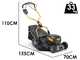 Stiga Combi 748e V - Cortac&eacute;sped de bater&iacute;a - 2x 48V/5Ah - Corte de 46 cm