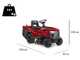 Tractor cortac&eacute;sped de bater&iacute;a Castelgarden XDC 150e - Motor el&eacute;ctrico de bater&iacute;a 48V - 30Ah - Saco de recogida