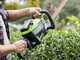 Greenworks GD60HT66 - Cortasetos el&eacute;ctrico de bater&iacute;a con cuchilla de 66 cm - BATER&Iacute;A Y CARGADOR NO EST&Aacute;N INCLUIDOS