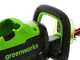 Greenworks GD60HT66 - Cortasetos el&eacute;ctrico de bater&iacute;a con cuchilla de 66 cm - BATER&Iacute;A Y CARGADOR NO EST&Aacute;N INCLUIDOS