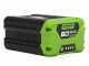 Cortasetos el&eacute;ctrico de bater&iacute;a Greenworks GD60HT66 60V - Cuchilla de 66 cm - Bater&iacute;a 2Ah 60V