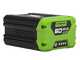 Greenworks G60PHT51 - Cortasetos de bater&iacute;a con p&eacute;rtiga 60V/2Ah - &iexcl;Starter kit 60V 2Ah gratis!