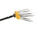 Vareador de aceitunas el&eacute;ctrico de bater&iacute;a Lisam Swing - Con 8 + 8 varillas en carbono - 240 cm - p&eacute;rtiga fija