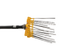 Vareador de aceitunas el&eacute;ctrico de bater&iacute;a Lisam Swing - Con 8 + 8 varillas en carbono - 240 cm - p&eacute;rtiga fija