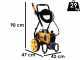 Hidrolimpiadora de agua fr&iacute;a DeWalt DXPW 002CE KART de 180 bar m&aacute;x-  510L/H caudal M&aacute;ximo - con carro amovible