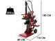 Ceccato BULL SPLT16TC-650 - Rajadora de le&ntilde;a para tractor - Vertical