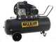 Nuair B3800B/4CT/200 Tech-Pro - Compresor de aire el&eacute;ctrico monof&aacute;sico de correa - Motor 4 HP - 200 L
