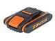 Podadora manual de bater&iacute;a Worx WG324E 20 V 2 Ah + p&eacute;rtiga