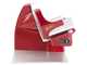 BERKEL Home Line Plus 200 ROJO - Cortadora de fiambre con cuchilla de 195 mm
