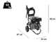 Hidrolimpiadora de gasolina AgriEuro Top-Line EWD-K 15/310 - Motor Loncin G390F