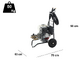 Hidrolimpiadora de gasolina AgriEuro Top-Line EWD-K 15/310 - Motor Honda GX 390