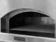 Fontana Mangiafuoco INOX - Horno de le&ntilde;a de exterior con carro