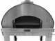 Fontana Mangiafuoco INOX - Horno de le&ntilde;a de exterior con carro
