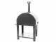 Fontana Mangiafuoco INOX - Horno de le&ntilde;a de exterior con carro