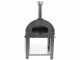 Fontana Mangiafuoco INOX - Horno de le&ntilde;a de exterior con carro