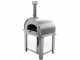 Fontana Mangiafuoco INOX - Horno de le&ntilde;a de exterior con carro