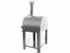 Fontana Mangiafuoco INOX - Horno de le&ntilde;a de exterior con carro