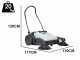 Nilfisk SW 250 - Barredora manual de empuje con recogedor 