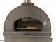Fontana Margherita Rosso - Horno de le&ntilde;a de exterior con carro