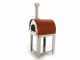 Fontana Margherita Rosso - Horno de le&ntilde;a de exterior con carro