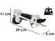 Castellari Ryno 40 - Tijeras el&eacute;ctricas de poda - 2x 14.4V 2.5 Ah