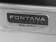 Fontana Margherita INOX - Horno de le&ntilde;a de exterior con carro