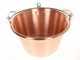 NuovaFac Cuoca Automatica - Caldero en cobre el&eacute;ctrico martillado para polenta base plana  9L - 24W