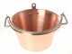 NuovaFac Cuoca Automatica - Caldero en cobre el&eacute;ctrico martillado para polenta base plana 4L - 5W