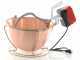 NuovaFac Cuoca Automatica - Caldero en cobre el&eacute;ctrico liso para polenta base redonda 9L - 24W