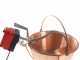 NuovaFac Cuoca Automatica - Caldero en cobre el&eacute;ctrico liso para polenta base redonda 9L - 24W