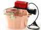 NuovaFac Cuoca Automatica - Caldero de inducci&oacute;n en cobre el&eacute;ctrico martillado para polenta base plana 4L - 5 W