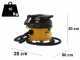DeWALT DWV901LT-QS -Aspirador de polvo y l&iacute;quidos para la construcci&oacute;n