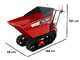 Carretilla con motor de orugas dumper Ranger  M570 HD-E - Motor Honda GX200 - Arranque el&eacute;ctrico