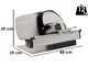 BERKEL Home Line Plus 200 Negra - Cortadora de fiambre con cuchilla de 195 mm