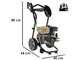 Hidrolimpiadora de gasolina Comet FDX Blade S 13/180 - Motor Honda GX200