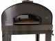Seven Italy Eros Antracite - Horno de le&ntilde;a de exterior con carro