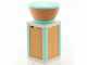 Komo KoMoMio Verde Acqua - Molino de harina de haya con piedra - 360W