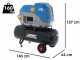 ABAC SPINN D 2.2 200W 10 400/50 - Compresor rotativo de tornillo trif&aacute;sico silencioso - Motor 3 HP - 200 L