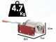 Tre Spade Minnie Rojo - Embutidora manual 3 Kg - 1 velocidad