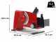 Graef SKS 110 Roja - Cortadora de fiambre con cuchilla de 170 mm